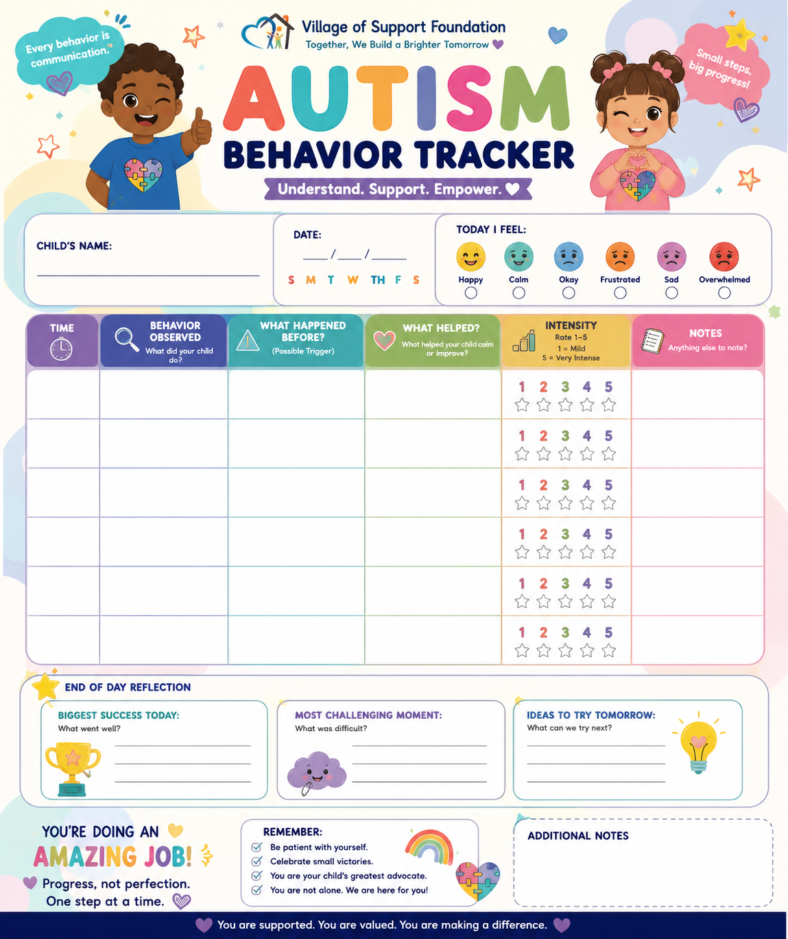 Autism Parent Success Planner – Physical Copy