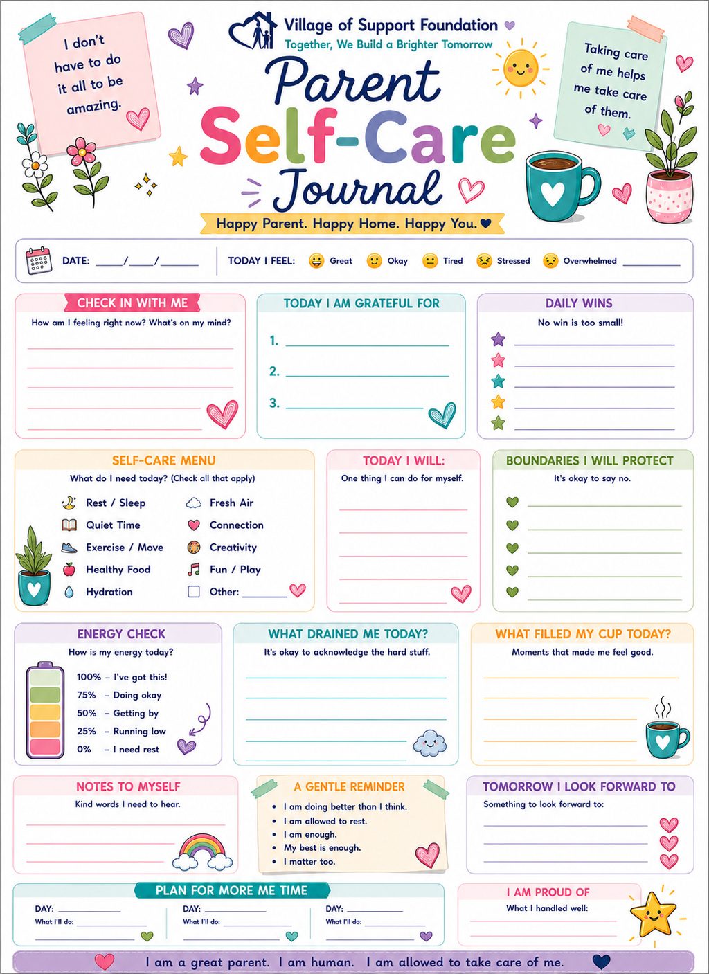 Autism Parent Success Planner – Digital Download