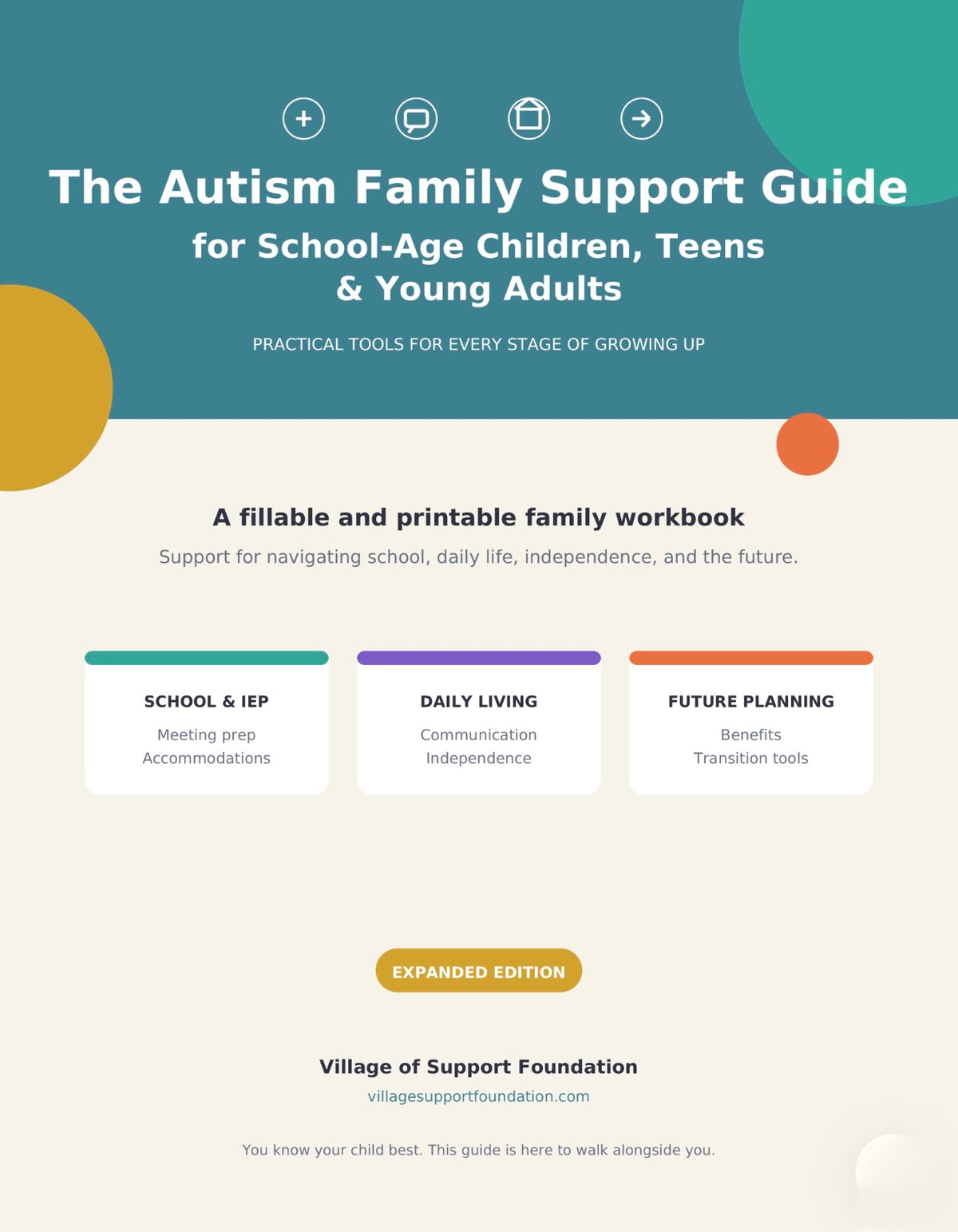 The Autism Family Support Guide for School-Age Children, Teens & Young Adults